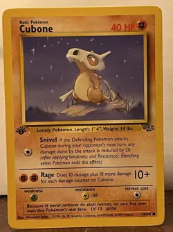 Pokemon TCG 1st Editions Cubone Jungle 50/64 Never Played First Edition - Image 1