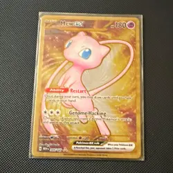 Pokemon TCG Mew ex SV: Scarlet & Violet 151 Hyper Rare Holo 205/165 ENG METAL - Image 1