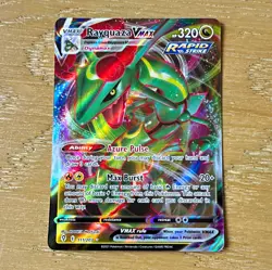 The Pokemon Company Pokemon TCG Rayquaza VMAX 111/203 Ultra Rare Holo EN - Image 1