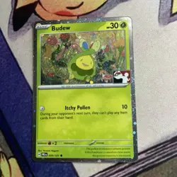 Budew 004/131 Prize Pack Play Stamped Cosmos Holo - Pokemon TCG NM - Image 1