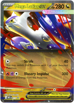 Mega Latias ex - MEP 011 Black Star Promo - ME01 Mega Evolution Pokemon - NM/M - Image 1