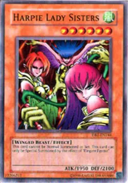 Harpie Lady Sisters - DB1-EN146 - Common - Unlimited Edition - Heavily Played - Image 1