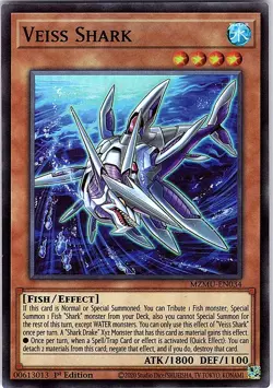 Veiss Shark MZMU-EN034 Super Rare Maze of Muertos Yu-Gi-Oh Near Mint - Image 1