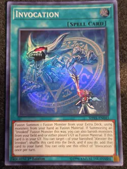 Yu-Gi-Oh! Invocation SHVA-EN043 Super Rare 1st Edition Near Mint - Image 1