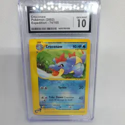 Croconaw Expedition 74/165 2002 CGC 10 GEM MINT Card Pokemon Card - Image 1