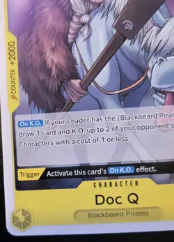 Doc Q OP16-109 Uncommon The Time Of Battle One Piece Card Game - Image 4