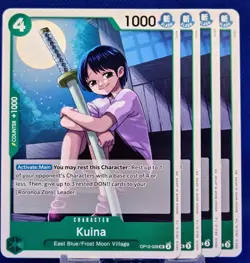 4x Kuina OP12-026 UC | NM | Legacy of The Master | One Piece TCG | English - Image 1