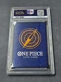 2023 ONE PIECE OP02 PARAMOUNT WAR ALTERNATE ART #062 MONKEY D. LUFFY PSA 10 - Image 4