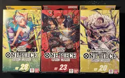 One Piece TCG Starter Deck BUNDLE (3) ST20 ST23 & ST28 Sealed - Image 1