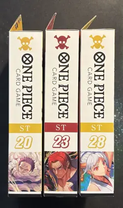 One Piece TCG Starter Deck BUNDLE (3) ST20 ST23 & ST28 Sealed - Image 4
