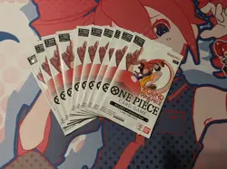 One Piece Round1 Promo Set ENGLISH 10 Sealed Packs In Hand New Sealed Ships ASAP - Image 1