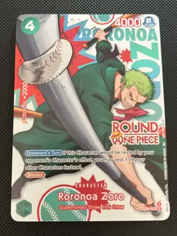 Round1 Promo #PRB02-006 Roronoa Zoro Round One English One Piece - Image 1