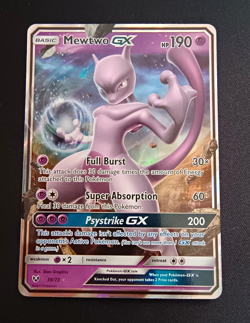 Pokemon TCG Mewtwo GX Shining Legends 39/73 Holo GX Ultra Rare English 2017 - Image 1