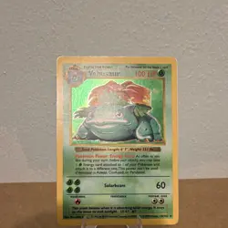 1999 Pokemon Shadowless Venusaur 15/102 Base Set Holo Rare Unlimited English - Image 1