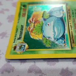 Venusaur 15/102 1999 Base Set Unlimited WOTC Holo Rare Pokemon TCG - Image 3
