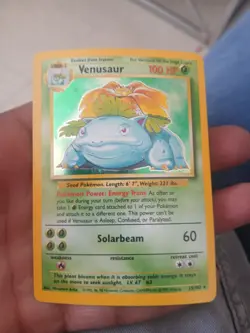 🔥🔥🔥pokemon Venusaur Base Set Holo Rare Unlimited 15/102 1999 ENG🔥🔥🔥 - Image 1