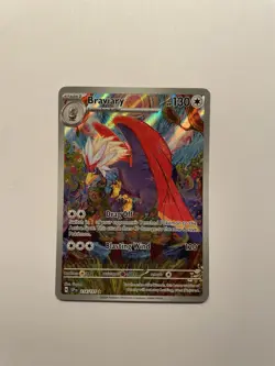 Pokemon TCG Braviary 214/191 Illustration Rare Surging Sparks NM - Image 1