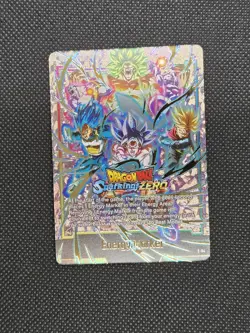 Dragon Ball Sparking! Zero Energy Marker E-04 Fusion World Promotion Card - Image 1