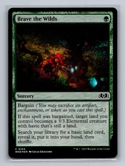 165 Brave the Wilds NM Wilds of Eldraine Foil - Image 1