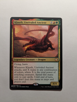Klauth Unrivaled Ancient The List Reprints Regular 050/062 MtG Mystery Booster 2 - Image 1