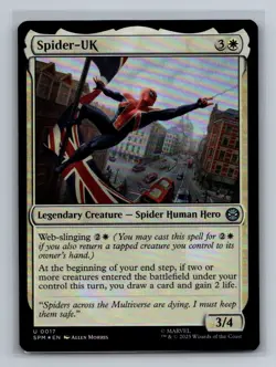17 Spider-UK NM Marvel's Spider-Man Foil - Image 1
