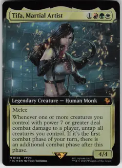 MTG TCG Tifa, Martial Artist (Extended Art) M Commander: FINAL FANTASY 188 - Image 1
