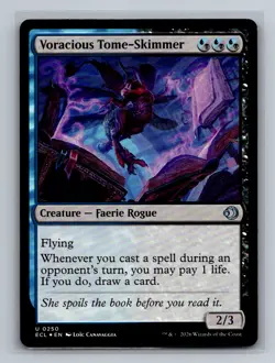 250 Voracious Tome-Skimmer NM Lorwyn Eclipsed Foil - Image 1