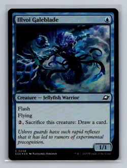 58 Illvoi Galeblade NM Edge of Eternities Foil - Image 1