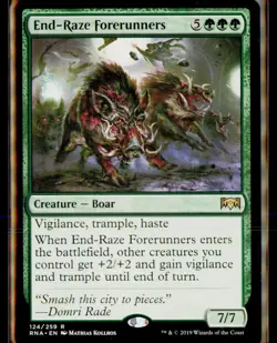 Ravnica Allegiance #124 End-Raze Forerunners - Image 1