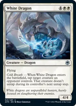 NM Foil - White Dragon [AFR - 41] Adventures in the Forgotten Realms - Image 1
