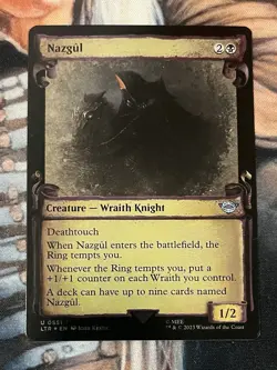 MTG LOTR the Lord of the Rings Nazgul (0551) Showcase Scrolls Lightly Played - Image 1