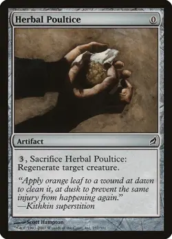 Lorwyn Herbal Poultice MTG Magic the Gathering NM - Image 1