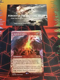 Festival of Embers Showcase Foil - Bloomburrow BLB - Image 1