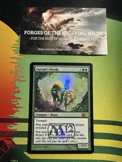 Garruk's Horde Foil Magic Core Set 2012 M12 Promo - Image 1