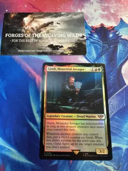 Gimli, Mournful Avenger Foil Lord of the Rings - Image 1