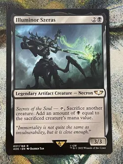 Illuminor Szeras MTG Warhammer 40000 #37 Rare NM Nonfoil Necron - Image 1