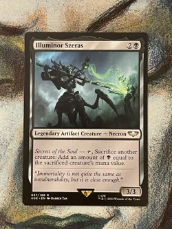 Illuminor Szeras MTG Warhammer 40000 #37 Rare NM Nonfoil Necron - Image 2