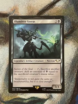 Illuminor Szeras MTG Warhammer 40000 #37 Rare NM Nonfoil Necron - Image 3