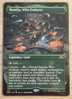 Boseiju, Who Endures (Borderless) Kamigawa: Neon Dynasty Regular - Image 1