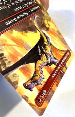 MTG Bonehoard Dracosaur *BORDERLESS* Lost Caverns of Ixalan 0321 NM - Image 4