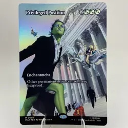 Privileged Position (Borderless) 92 Foil Marvel Universe Eternal-Legal MTG NM - Image 1
