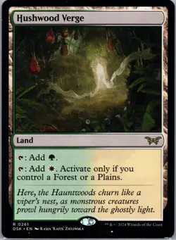 Hushwood Verge R 261 Duskmourn: House of Horror MTG - Image 1