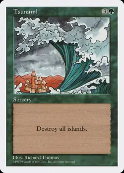 Tsunami [Fifth Edition] Magic MTG - Image 1