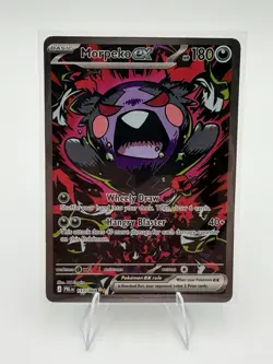 Morpeko ex 117/084 Special Illustration Rare Pitch Black Pokemon Holo Near Mint - Image 1
