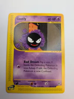 Pokemon Expedition Base Set Gastly 109/165 E Reader Series - Image 1
