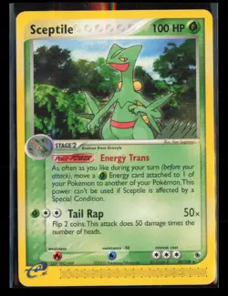 Sceptile 20/109 Rare Ruby & Sapphire Pokemon Moderately Played - Image 1
