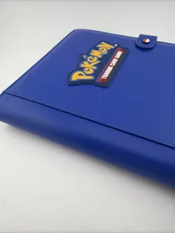 Pokemon Trading Card Game Ultra Pro 4-Pocket Premium Snap Binder Blue - Image 3