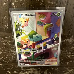 Pokemon Company Bulbasaur 143/142 Sv07 Stellar Crown IR Holo Full Art 70HP EN - Image 1