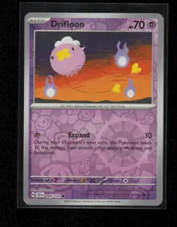 Drifloon 60/142 Stellar Crown Common Reverse Holo Near Mint - Image 1