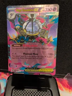 Mega Chandelure ex 038/084 Double Rare Pokemon TCG Pitch Black ME05 English NM - Image 2